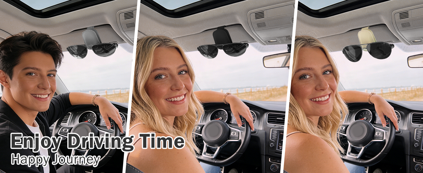 Sunglass Holder for Car Visor