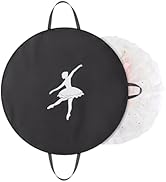 KEEGH Girls Tutu Garment Bag 35 Inch Ballet Tutu Bag, Foldable Dance Costume Garment Bag for Hang...