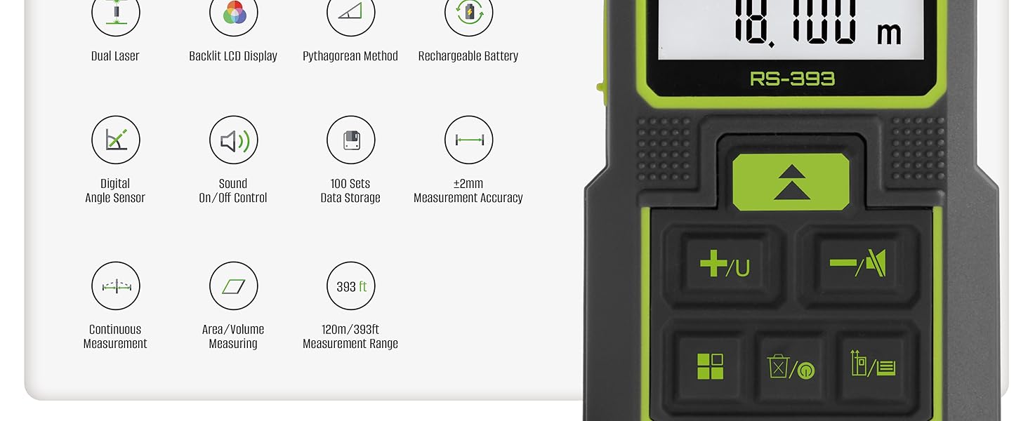 RS-393 Laser Distance Meter