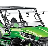 KEMIMOTO 3-in-1 Flip Windshield Compatible with 2016+ Kawasaki Teryx 800, Teryx 4 800, 2021+ Tery...
