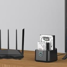 2 bay 3.5" sata hard docking station