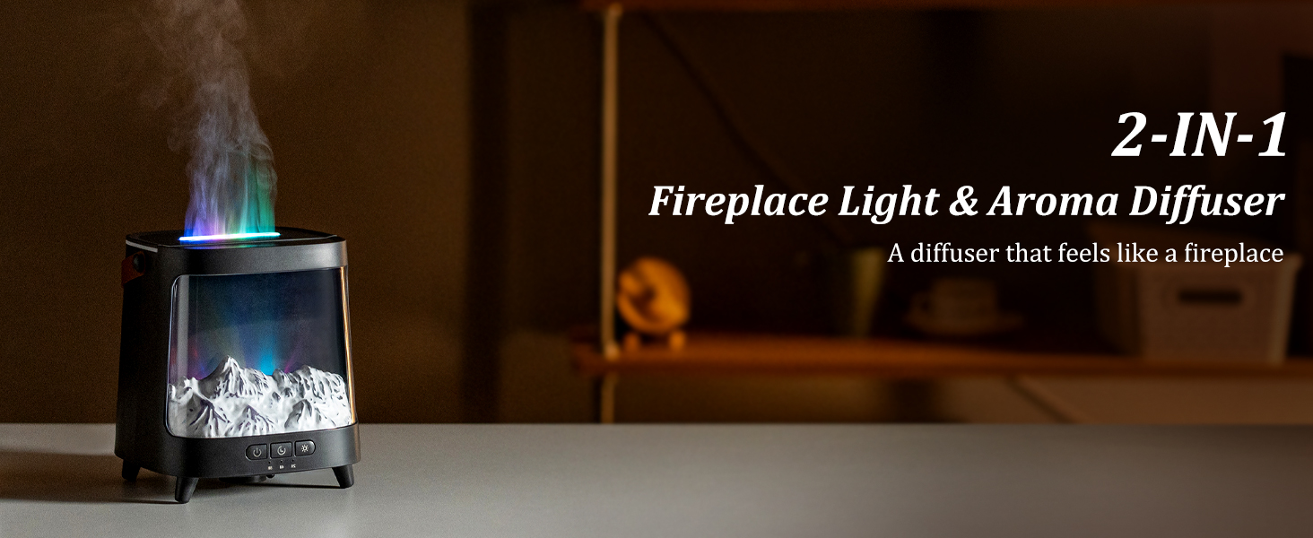 Essential Oil Scent Diffuser,300ML Aroma Ultrasonic Aromatherapy Fragrant Humidifier Vaporizer