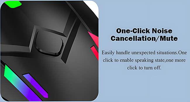 USB Computer Microphone with Mute Button&amp;amp;RGB Glowing Light Compatible with PC Laptop Desktop