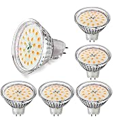 CQTLED MR16 LED Light Bulbs 4W AC/DC12V,Warm White 2700K 400LM,120° Wide Angle,Replaces 40W Halog...