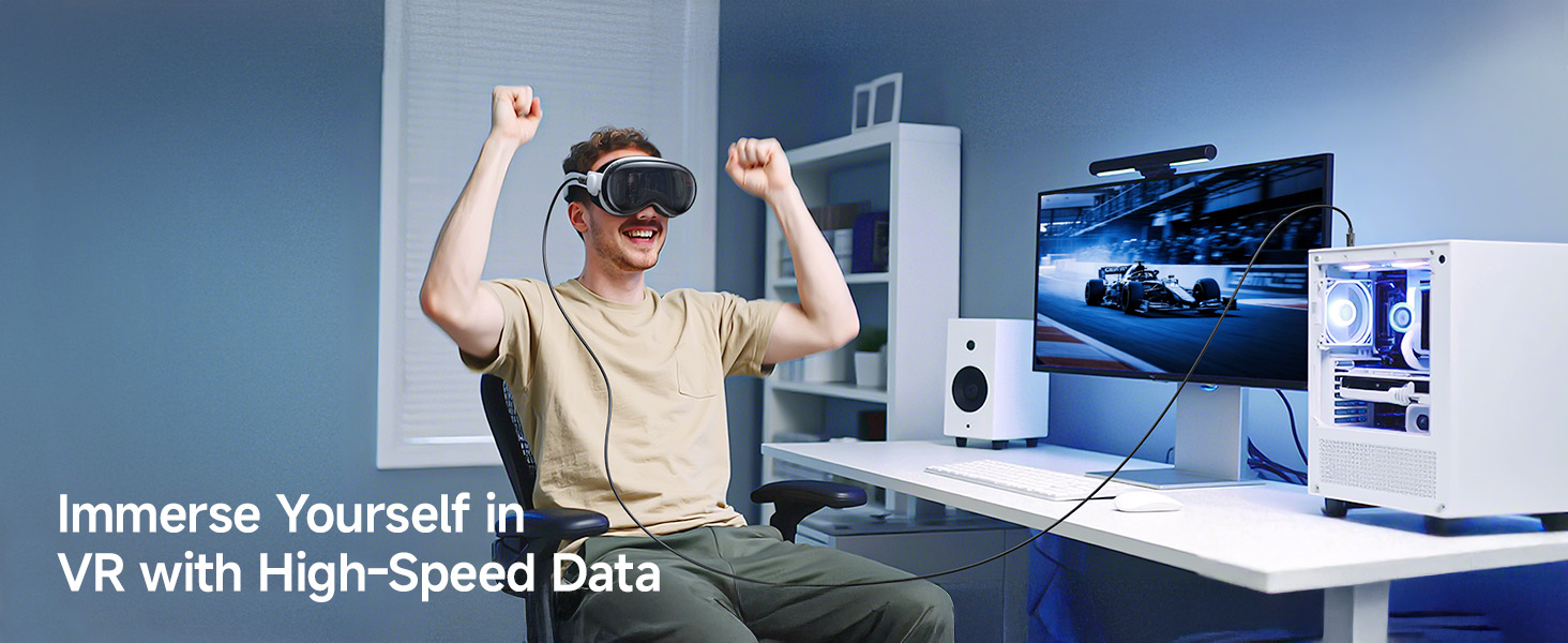 20Gbps USB C to USB C Monitor Cable