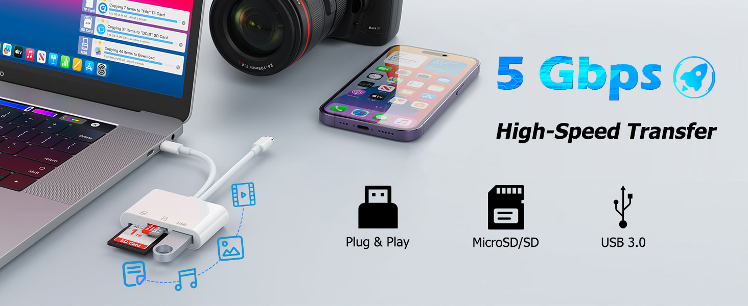 5-in-1 card reader