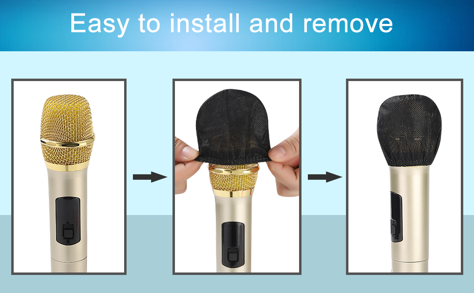 Disposable non-woven microphone sleeve