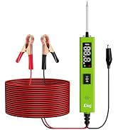 JDIAG Test Light automotive Circuit Tester, Voltage Tester 0-80V, Power Circuit Probe Tester, Com...