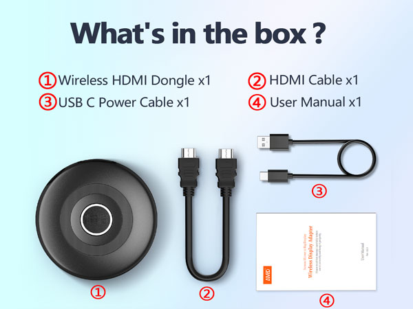 Wireless HDMI Dongle Adapter
