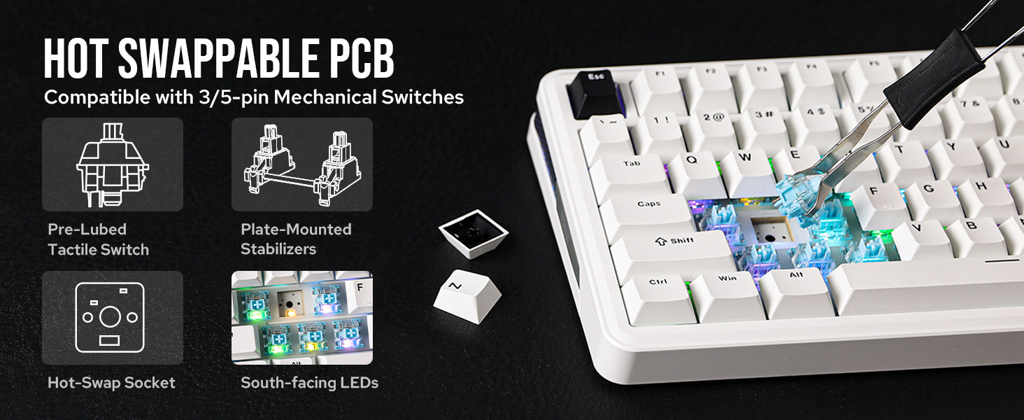 TH85 Wireless Gaming Keyboard