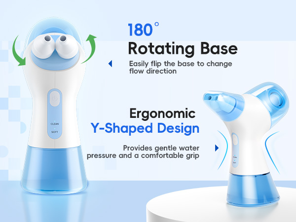 180 Rotating BaseEasily flip the base to changeflow direction