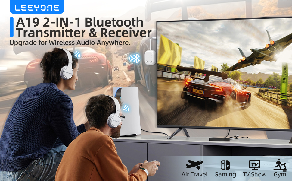 Bluetooth transmitter receiver for dual link