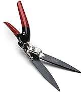 Kings County Tools Grass Trimming Shears | 5-1/4” Steel Blades | Rotating Handle for Angled Cuts ...