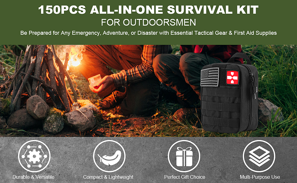 all-in-one survival first aid kit