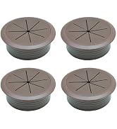 Desk Grommet 2" (50 mm), Desk Hole Cover for Cables Coffee, Cable Grommet ABS Plastic, Desk Hole ...