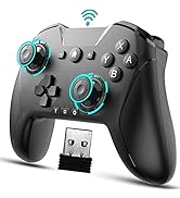 UNIHOW Controller for PC/Laptop/Android/TV/Tesla/Steam/Switch, Switch Pro Controller with Backbon...