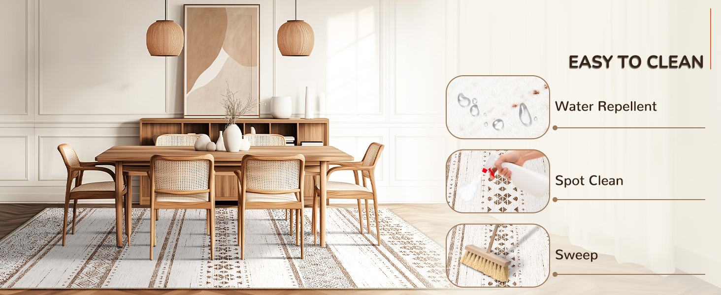 Moroccan 01 Area Rug-Cream