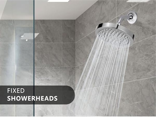 large shower head
