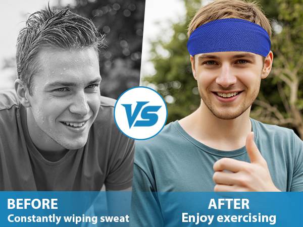 cooling headbands for men sweat bands head band sweatbands mens headband sports