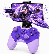 aghi Bluetooth Controller with Hall Effect Joysticks, Wireless Gamepad for iPhone/Android/TV/PC/S...