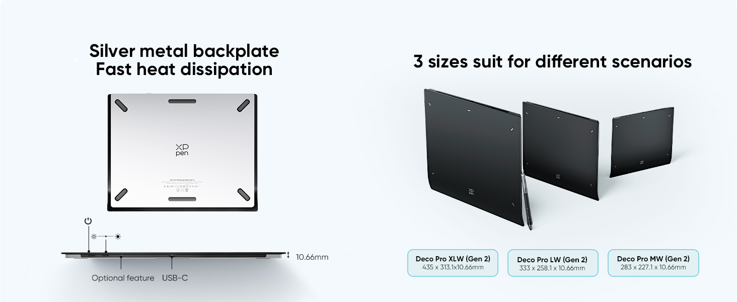 XPPEN DECO PRO 2ND DRAWING TABLET