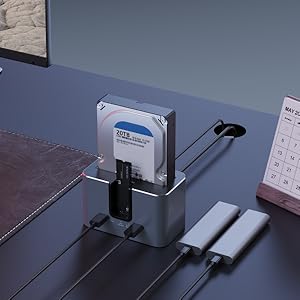 Support up to 28TB capacity 20TB SATA and 8TB M.2 storage expansion
