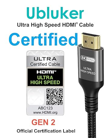 Certified Ultra High hdmi to hdmi cable 