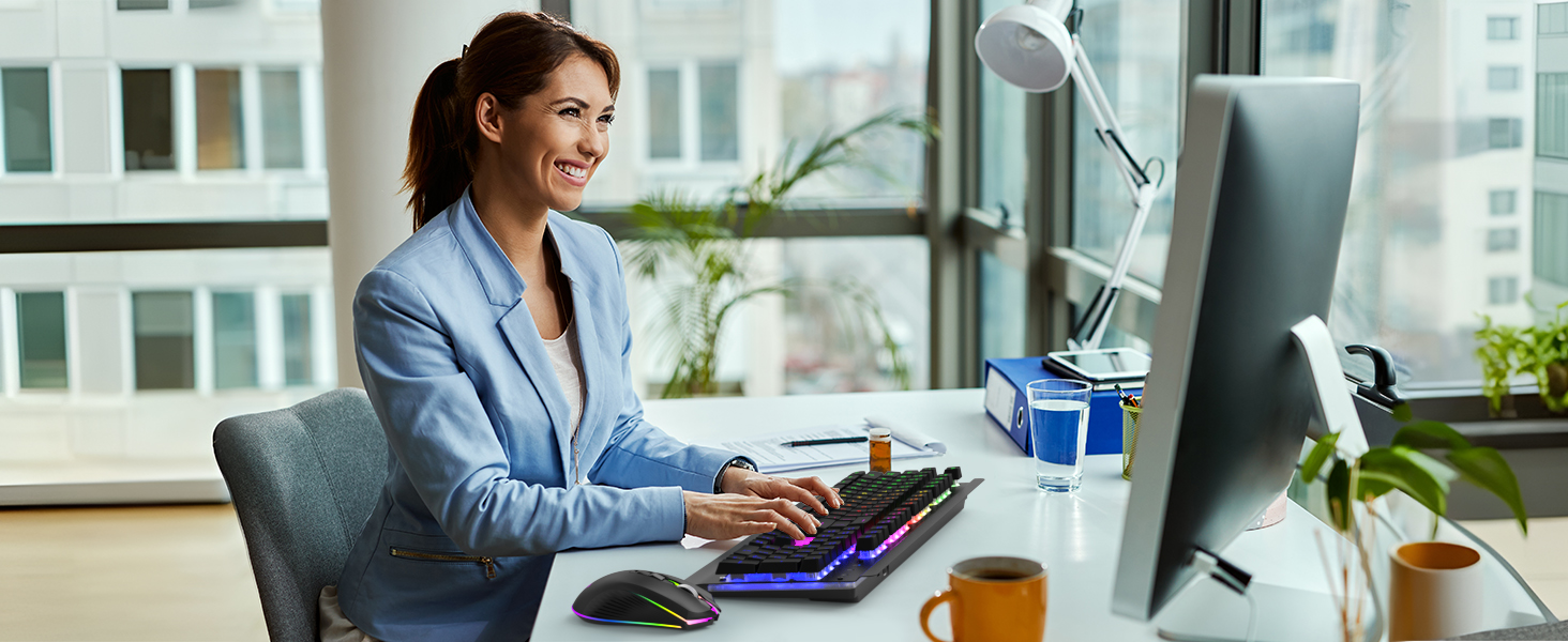 wireless keyboard mouse combo