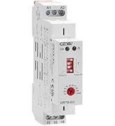 GRT8-EC Dual Function Economic Time Relay, On Delay or Off Delay, IGEYAPA 10A Adjustable Timer De...