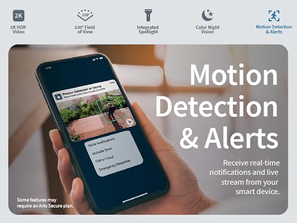 motion detection and alerts receive notifications and live stream from your smart device.