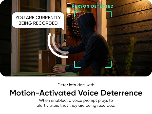 Wyze Battery Video Doorbell Deterrance