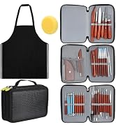 Blisstime Pottery Tools 42PCS Ceramic Tools, Pottery Tool Kit with Portable Case, Polymer Clay To...