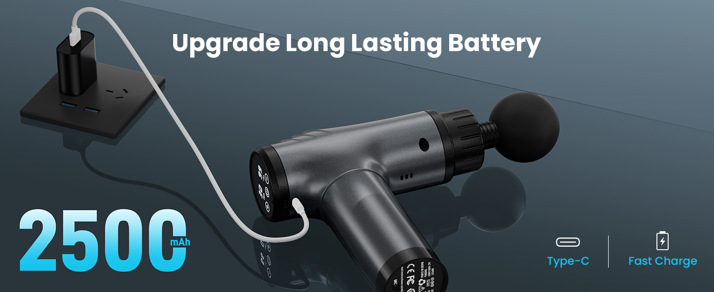 massage gun deep tissue pain relief muscle massager gun