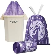 6-8 Gallon Trash Bags Drawstring, Medium Trash Bags 8 Gallon for Office, Kitchen, Bedroom Trash C...