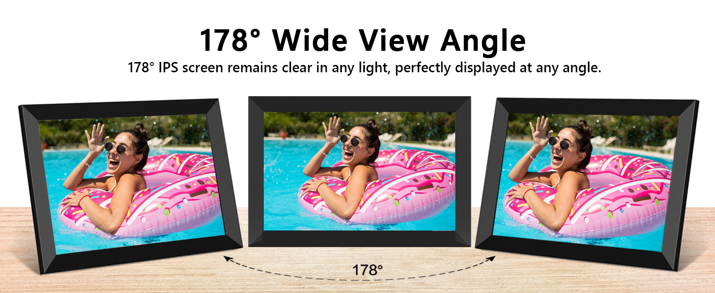 32GB FRAMEO 10.1 Inch Smart WiFi Digital Photo Frame