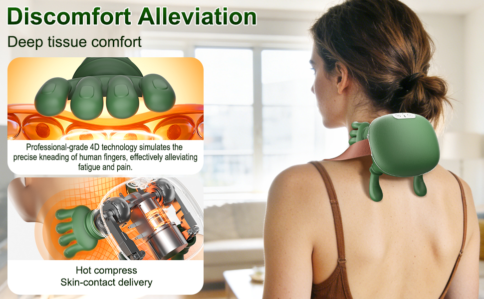 neck massager for pain relief deep tissue
