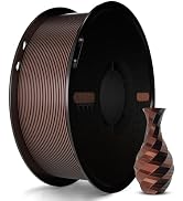 Miailuy 1.75mm Two-Color PLA 3D Printer Filament(BlackRedCopper), Iridescent Effect, 3D Silk Rain...