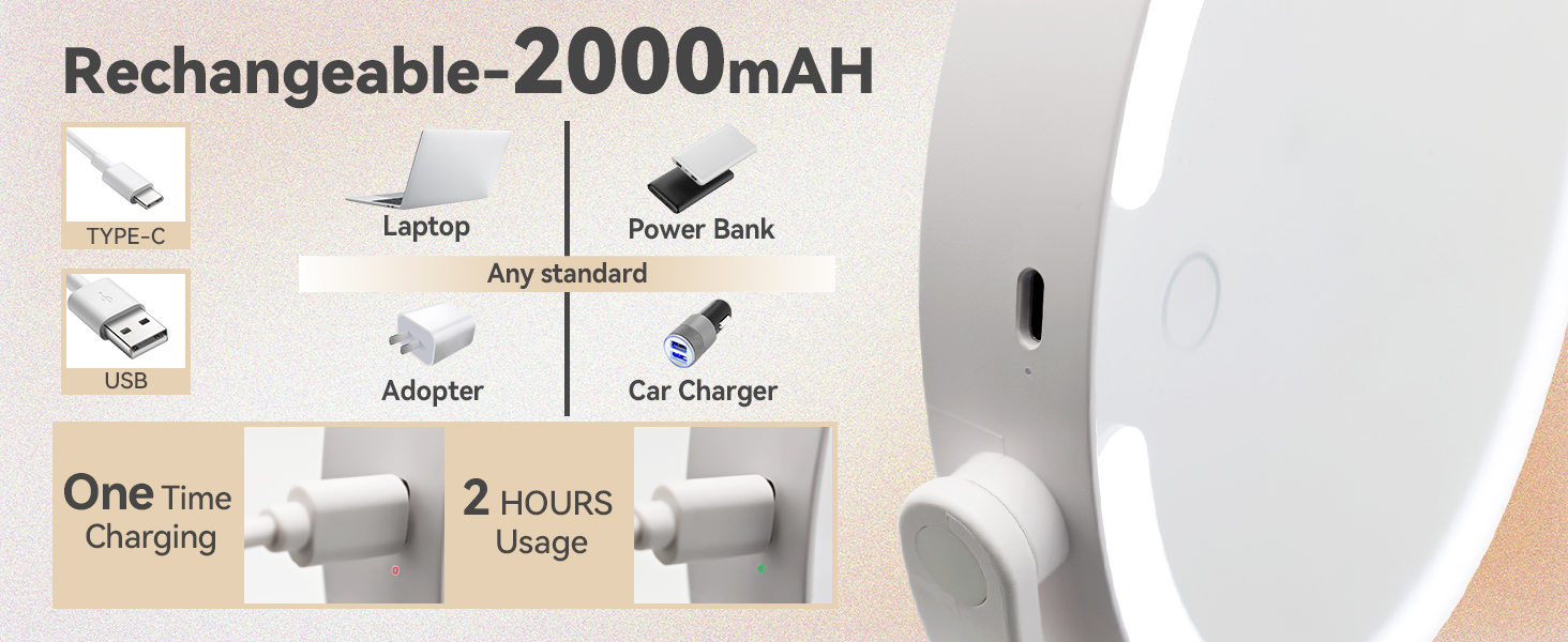 makeup mirror with led lights