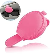 xbrtaia Visor Sunglass Holder,Pink Sunglass Holder for car,car Accessories for Man Women…