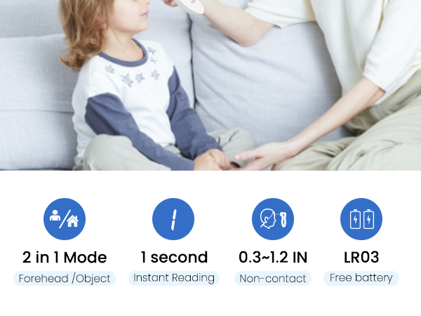 thermometer forehead for adults and kids