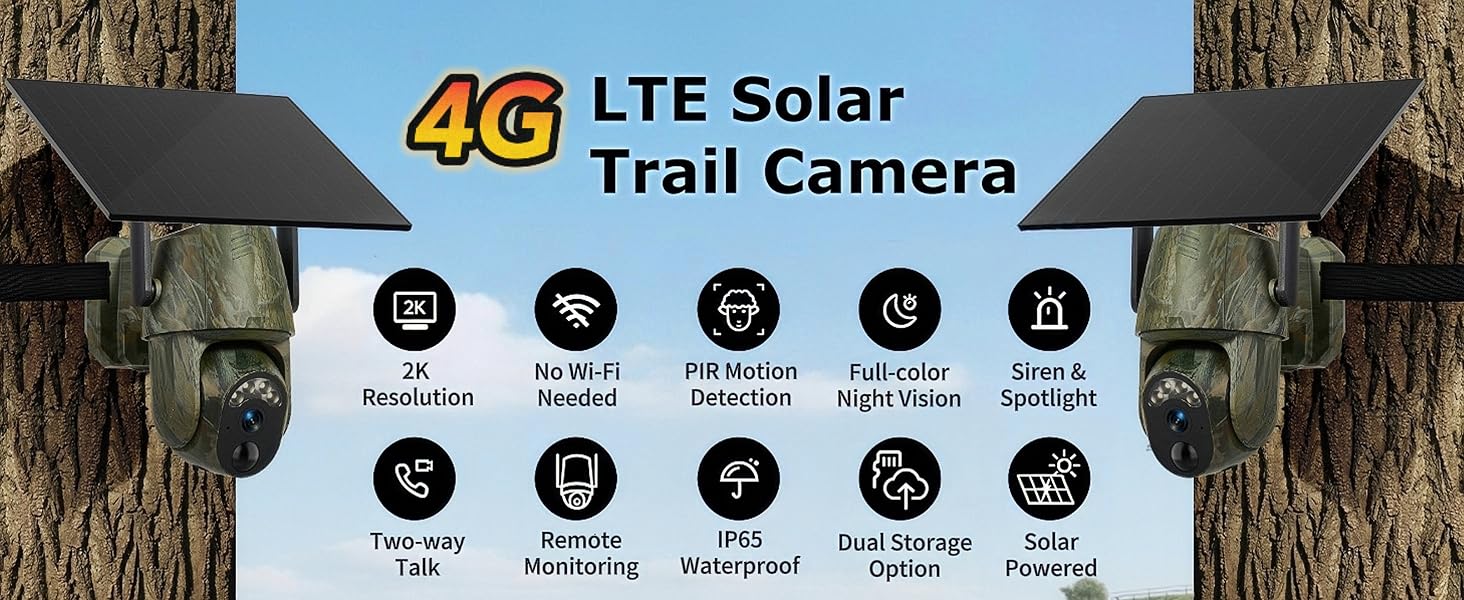 4G LTE Trail camera
