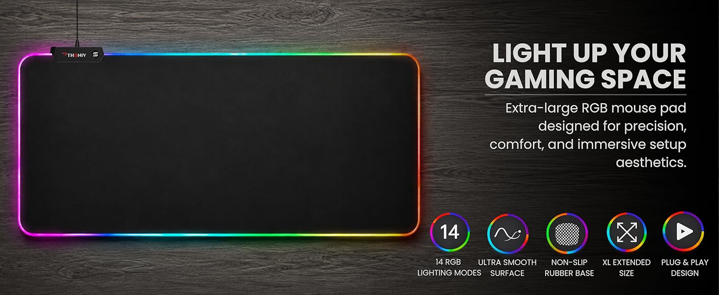 RGB Mouse Pad Extended