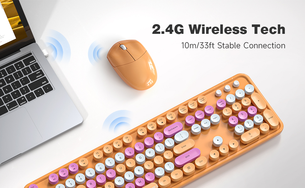 Wireless Keyboard and Mouse Combo