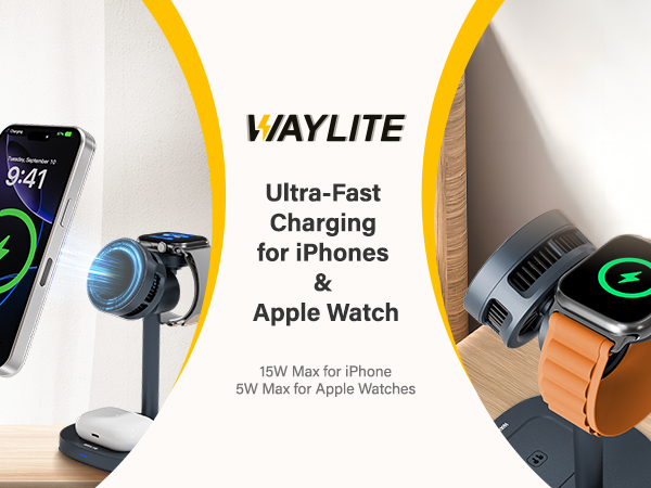 iphone and watch charging station