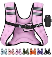 Weighted Vest Woman 5lb/8lb/10lb/12lb/15lb/20lb/25lb/30lb Weight Vest for Women Men, Rucking Vest...