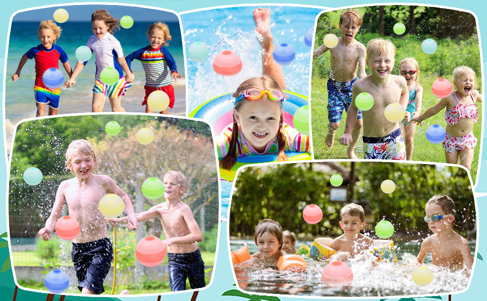 Quick Fill Self-Sealing Water Bomb Balloons