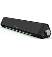 BLUEDEE Computer Speakers, Bluetooth Soundbar, HiFi Stereo, 3.5mm Aux-in Connection, USB Powered ...