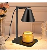 Candle Warmer Lamp with Timer, Electric Candle Warmer Adjustable Height Wax Warmer Compatible wit...