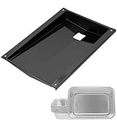 62757 Grease Tray with 6415 Aluminum Liner for Weber Genesis 300 Series with Front Control Knob G...
