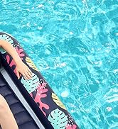 Large Pool Lounger Floats - Inflatable Pool Chair Floating for Adult Pool Floaties and Recliner w...